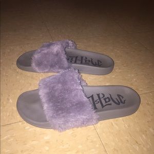 Super soft fuzzy slides!